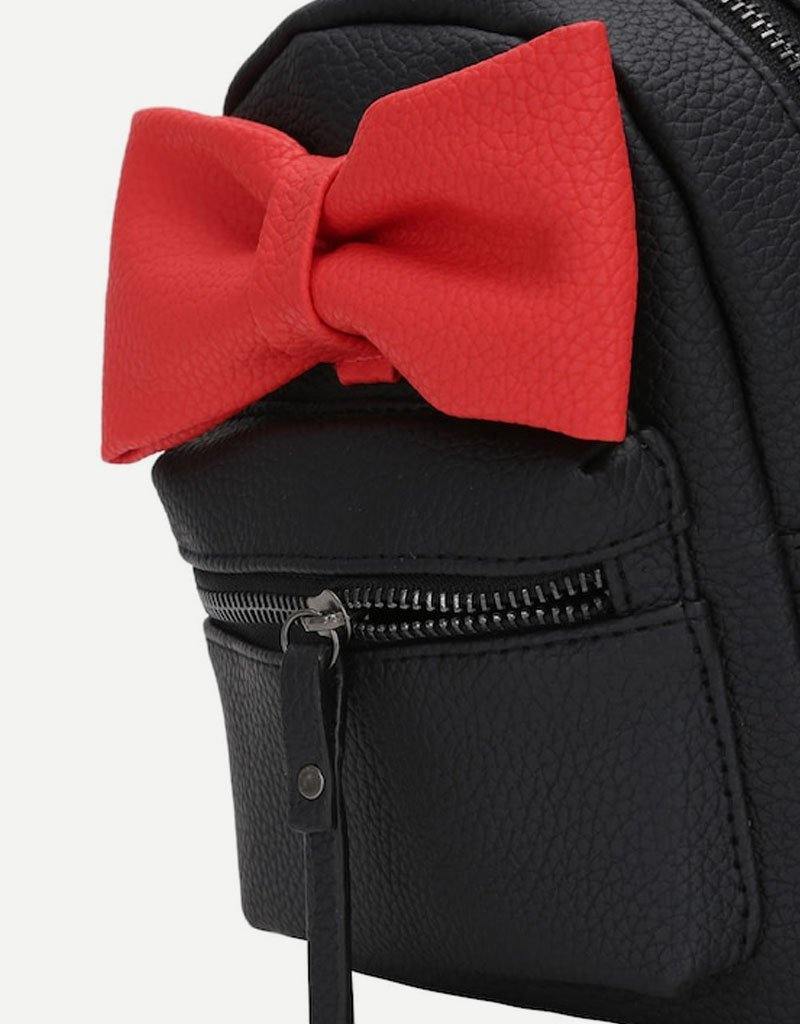Backpack With Contrast Bow - Avone - Ultimate Shopify Theme