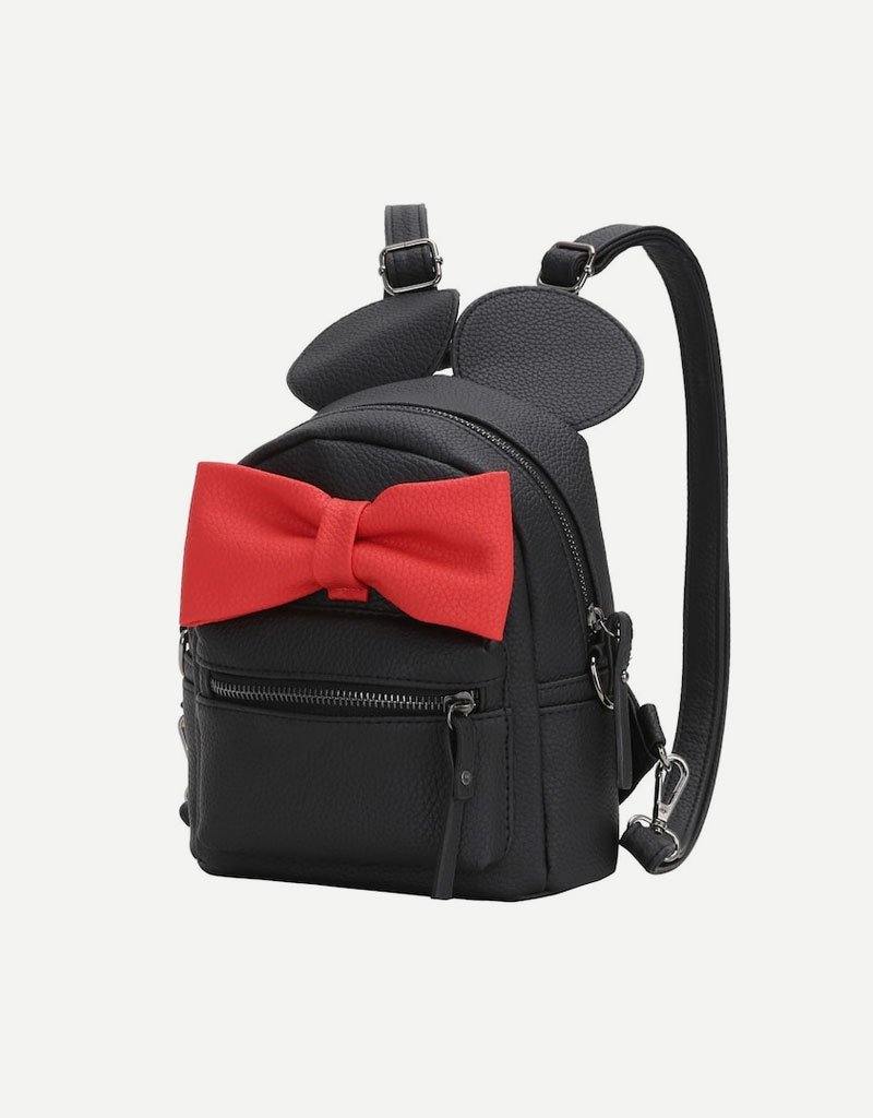 Backpack With Contrast Bow - Avone - Ultimate Shopify Theme
