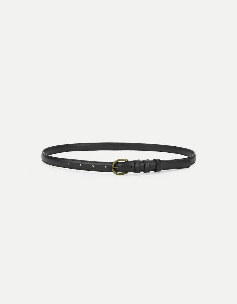 Metal Buckle Skinny Belt - Avone - Ultimate Shopify Theme