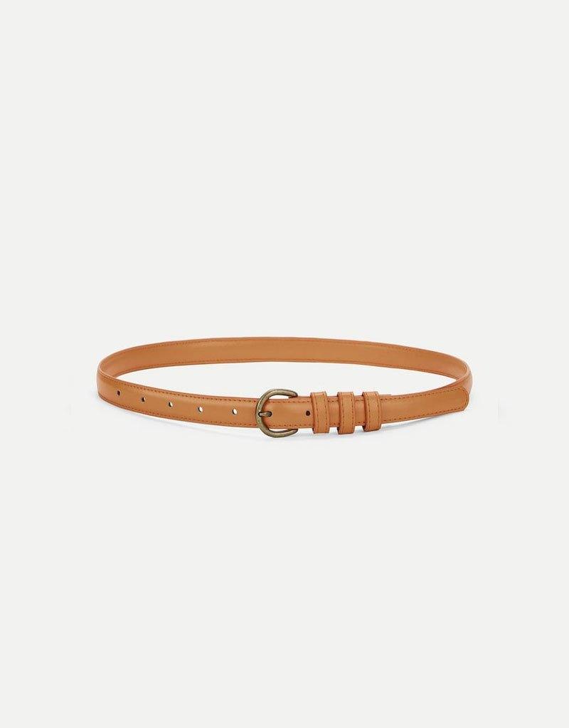Metal Buckle Skinny Belt - Avone - Ultimate Shopify Theme
