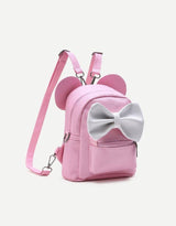 Backpack With Contrast Bow - Avone - Ultimate Shopify Theme