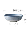 KINGLANG Nordic Style Ceramic Pottery Noodle Soup Salad Bowl Tray Steak Plate Dish PlateFlat Tableware