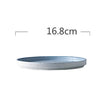 KINGLANG Nordic Style Ceramic Pottery Noodle Soup Salad Bowl Tray Steak Plate Dish PlateFlat Tableware