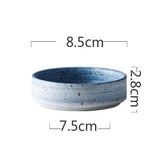 KINGLANG Nordic Style Ceramic Pottery Noodle Soup Salad Bowl Tray Steak Plate Dish PlateFlat Tableware