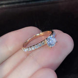 White Crystal Zircon Ring - Avone - Ultimate Shopify Theme