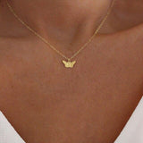 Silver Plated Butterfly Necklace - Avone - Ultimate Shopify Theme