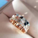 Tiny Honeycomb Rings - Avone - Ultimate Shopify Theme