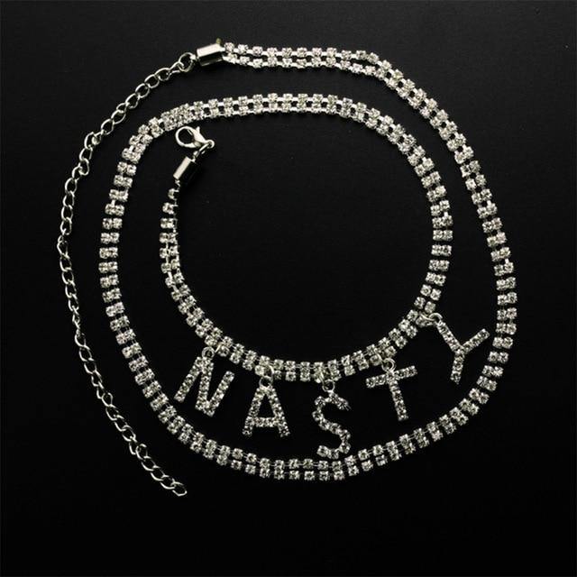 Crystal Ankle Bracelet - Avone - Ultimate Shopify Theme