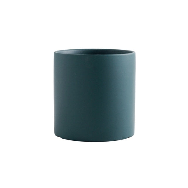 Cylindrical Shape Flower Pot