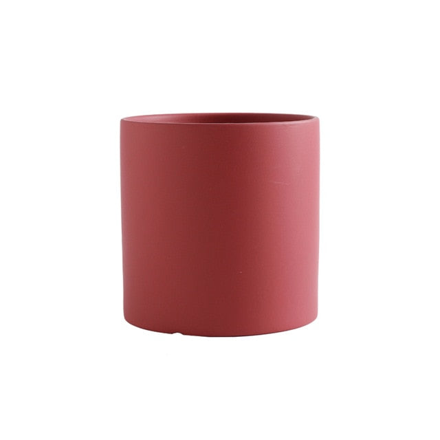 Cylindrical Shape Flower Pot