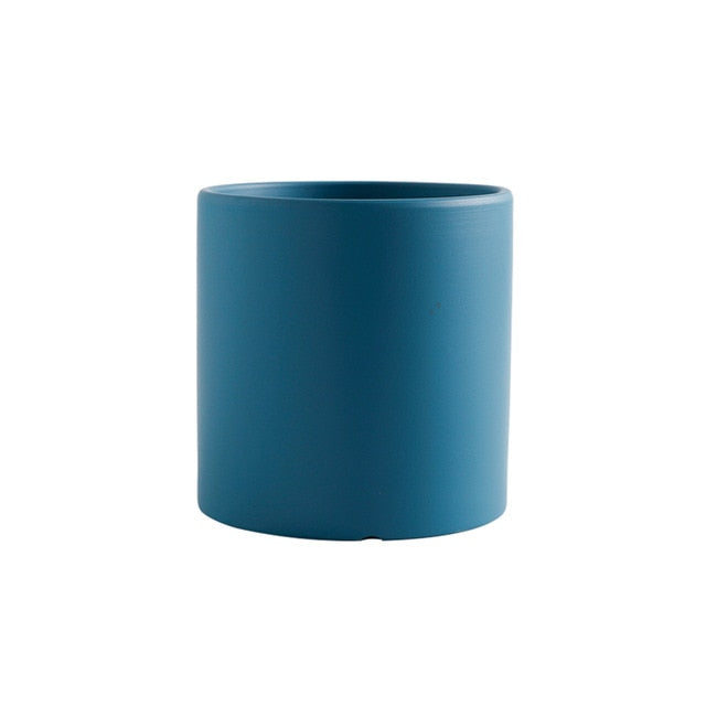 Cylindrical Shape Flower Pot