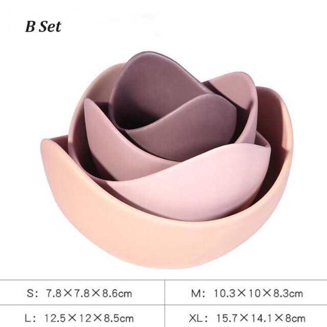 Lotus Ceramic Bowl Dishes