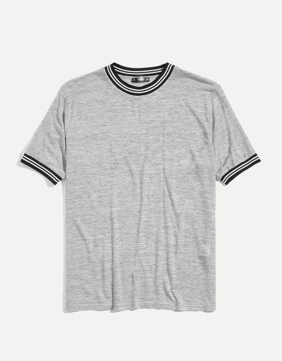 Men Striped Ringer Tee - Avone - Ultimate Shopify Theme