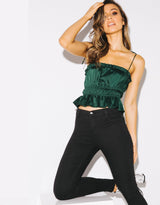 Crop Top Green - Avone - Ultimate Shopify Theme