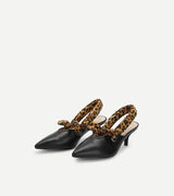 Detail Pointed Toe Kitten Heels - Avone - Ultimate Shopify Theme
