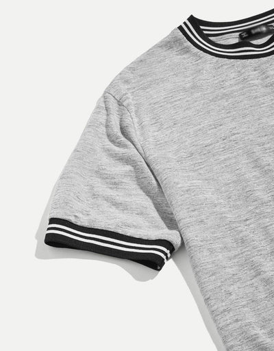 Men Striped Ringer Tee - Avone - Ultimate Shopify Theme