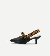 Detail Pointed Toe Kitten Heels - Avone - Ultimate Shopify Theme