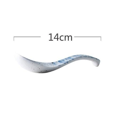 KINGLANG Nordic Style Ceramic Pottery Noodle Soup Salad Bowl Tray Steak Plate Dish PlateFlat Tableware