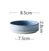 KINGLANG Nordic Style Ceramic Pottery Noodle Soup Salad Bowl Tray Steak Plate Dish PlateFlat Tableware