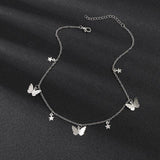 Silver Plated Butterfly Necklace - Avone - Ultimate Shopify Theme