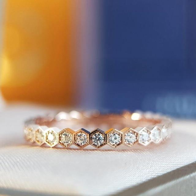 Tiny Honeycomb Rings - Avone - Ultimate Shopify Theme