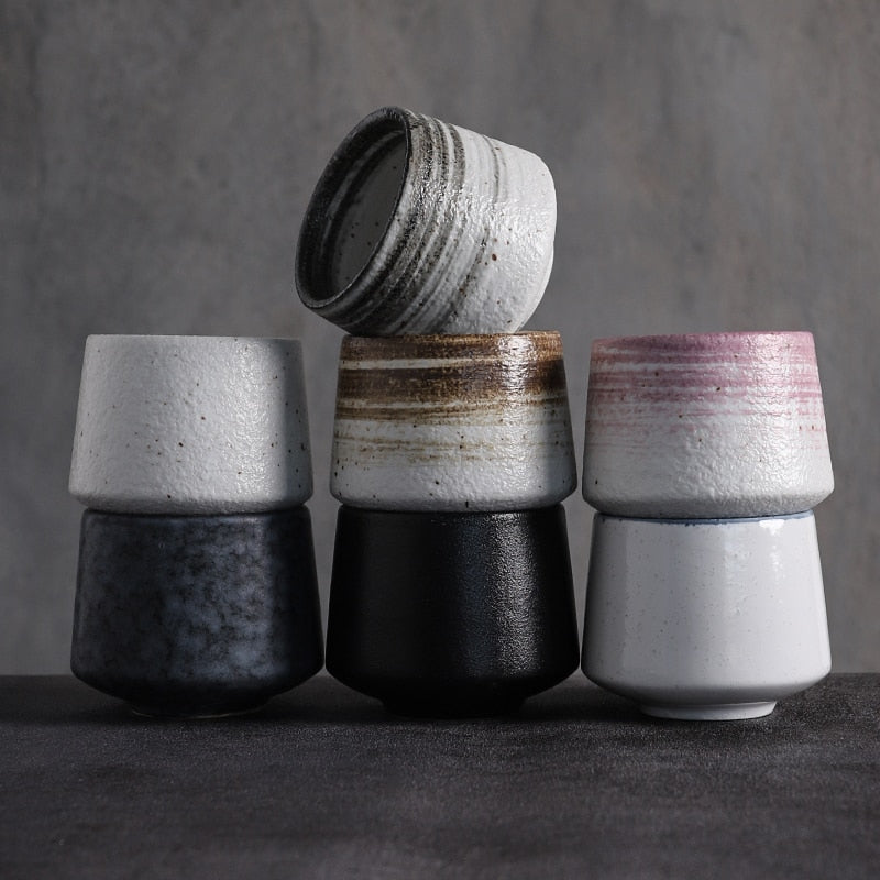 Big capacity ceramic tea cup
